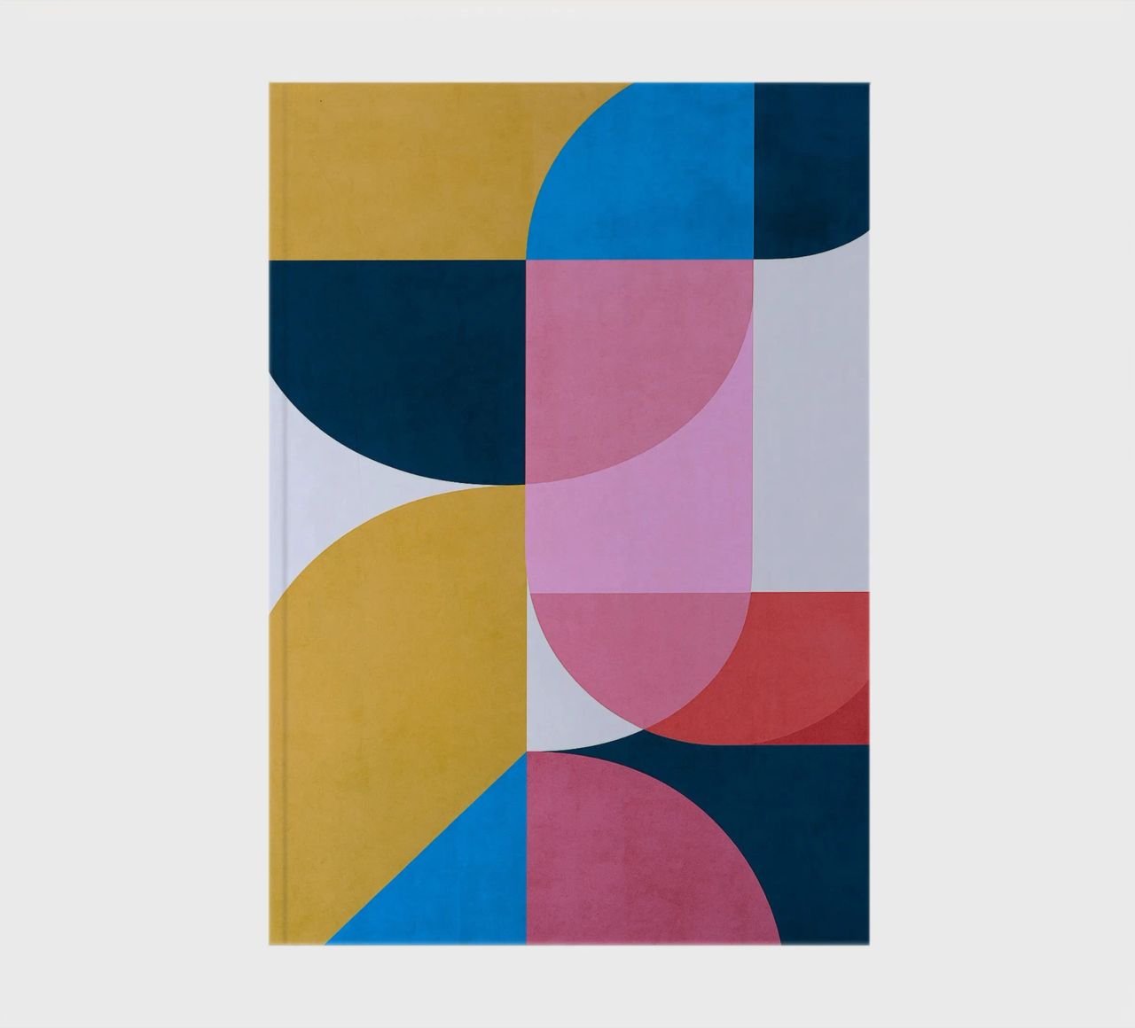 square and circle abstract drawing ilustration notebook by danine