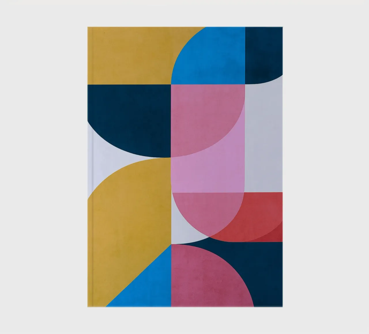vierkant en cirkel abstracte tekening ilustratie notitieboek van danine