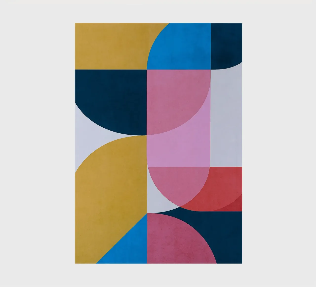vierkant en cirkel abstracte tekening ilustratie notitieboek van danine