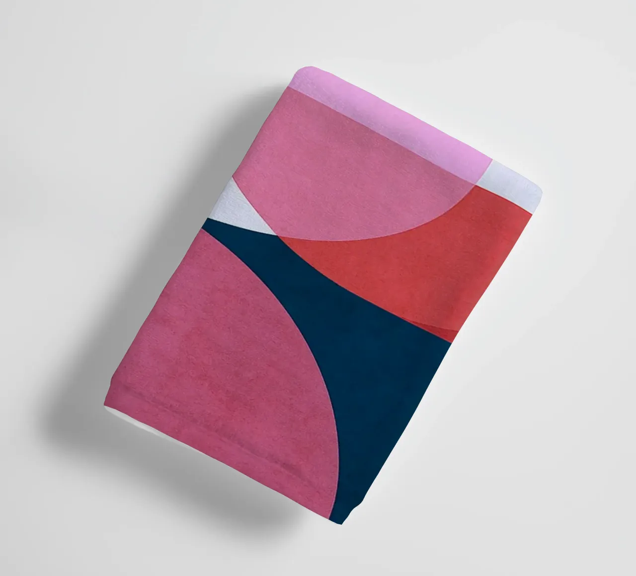 Quadrat und Kreis abstrakte Zeichnung ilustration Handtuch von danine