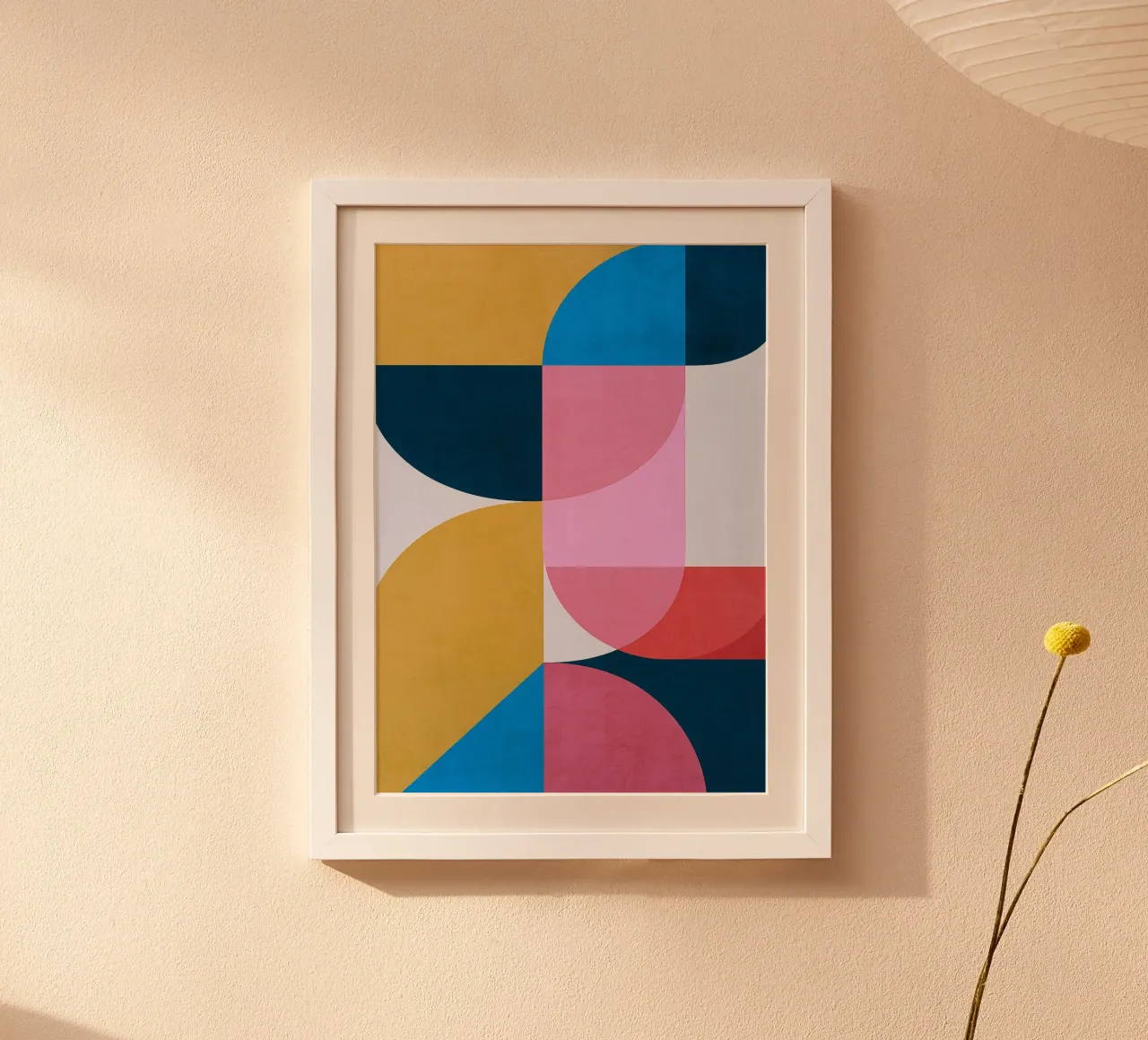 square and circle abstract drawing ilustration hahnemühle by danine