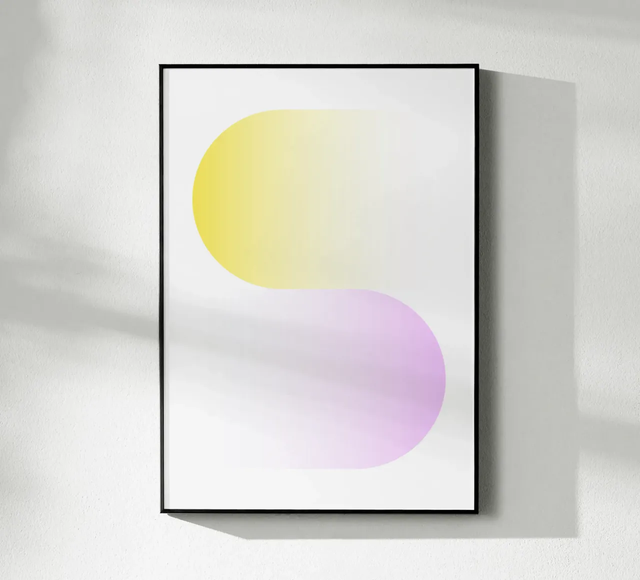 Gradienti danzanti a forma di S plexiglass da Katja Stehle Design