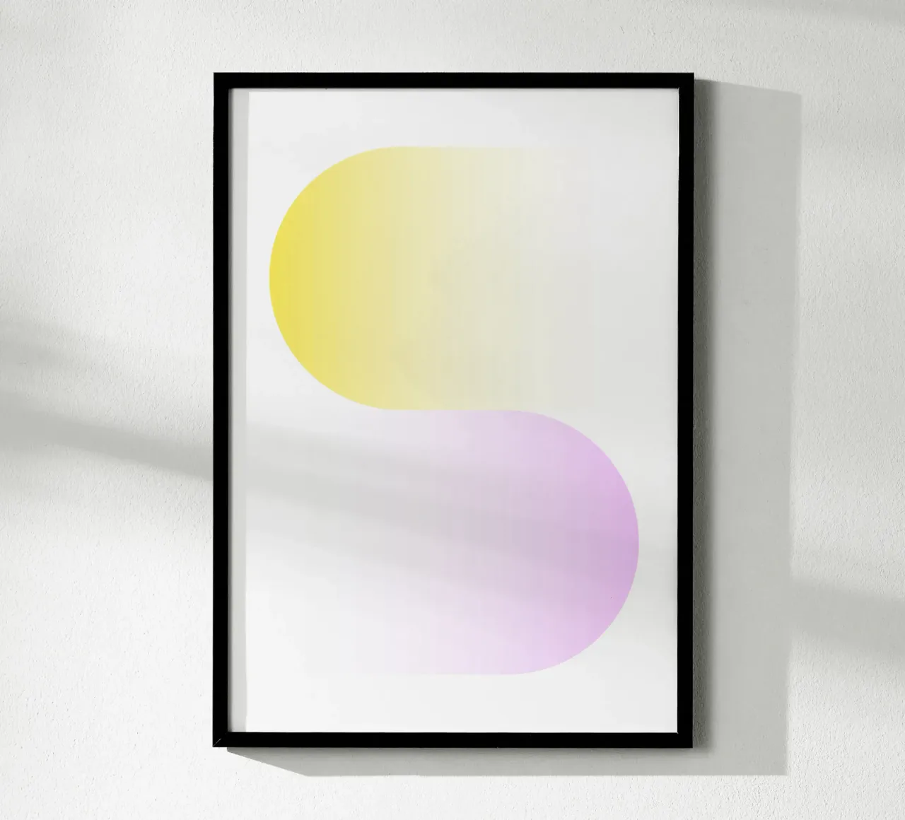 Gradienti danzanti a forma di S carta hahnemühle da Katja Stehle Design