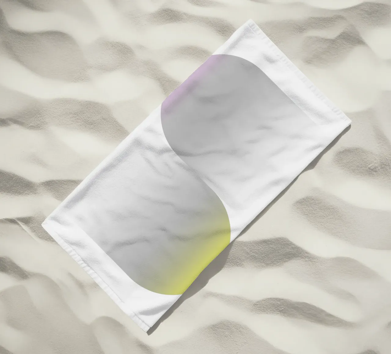 Gradienti danzanti a forma di S telo mare da Katja Stehle Design