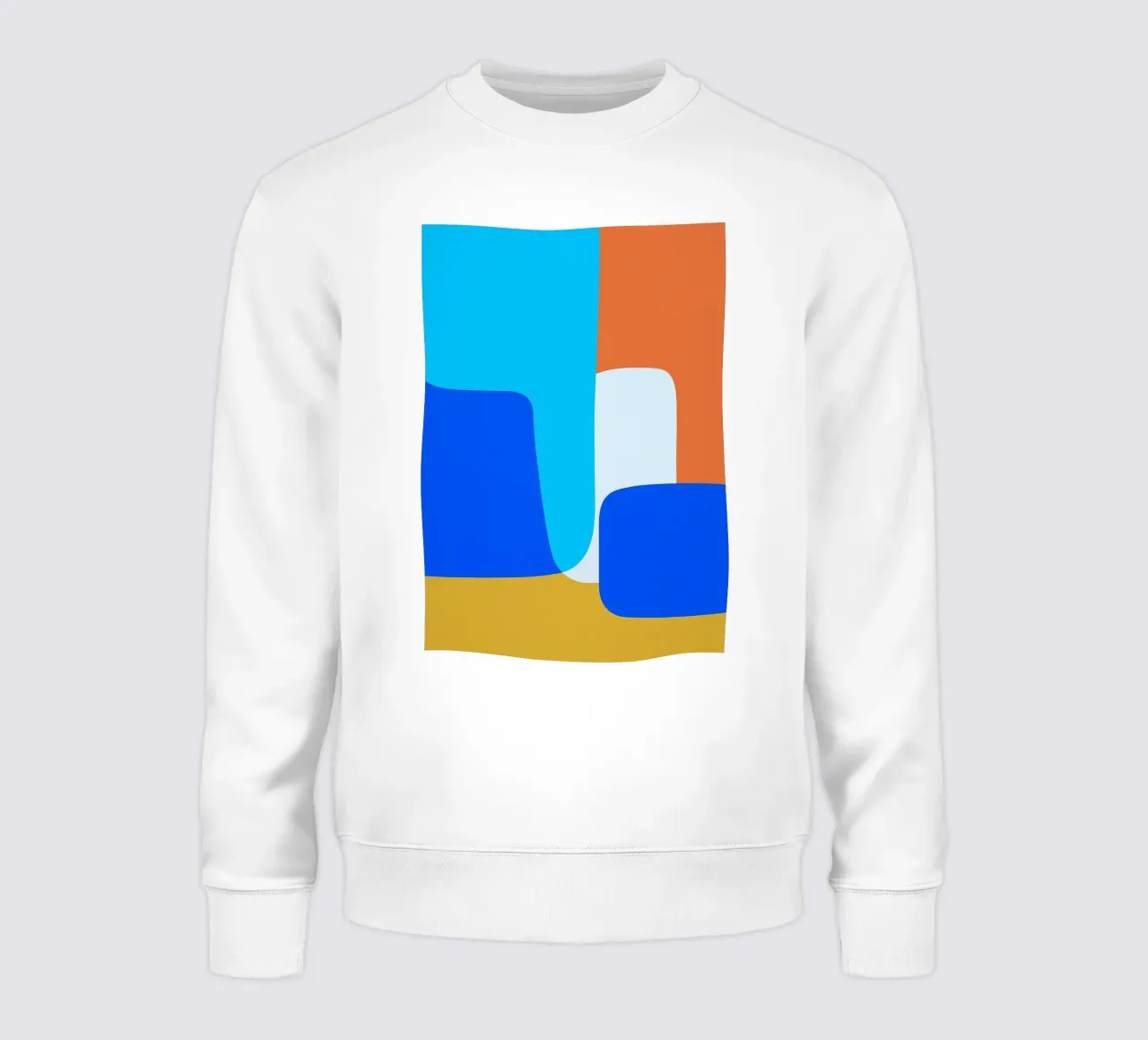 square block abstract drawing ilustration sweatshirt by danine