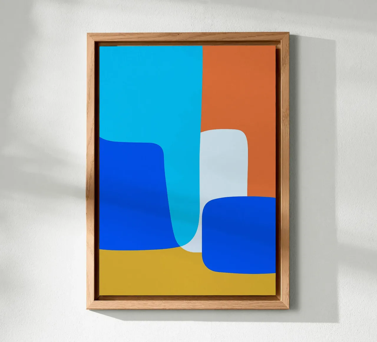 square block abstract drawing ilustration alu-dibond by danine