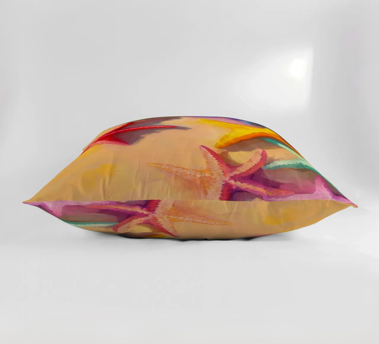 starfish abstract drawing ilustration decorative cushion by danine