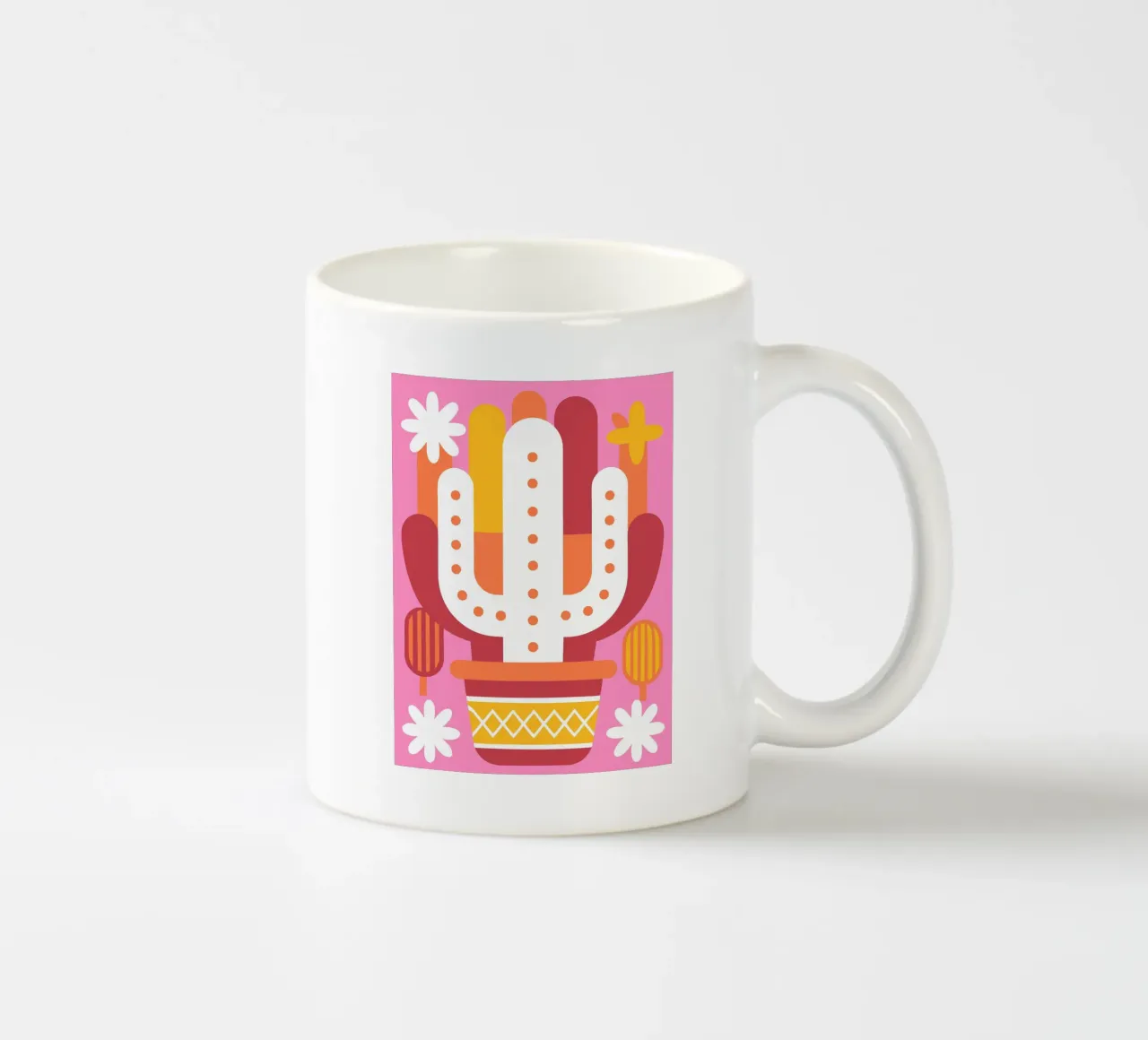 Cactus carino tazza in ceramica da FLOWER PLACE SHOP