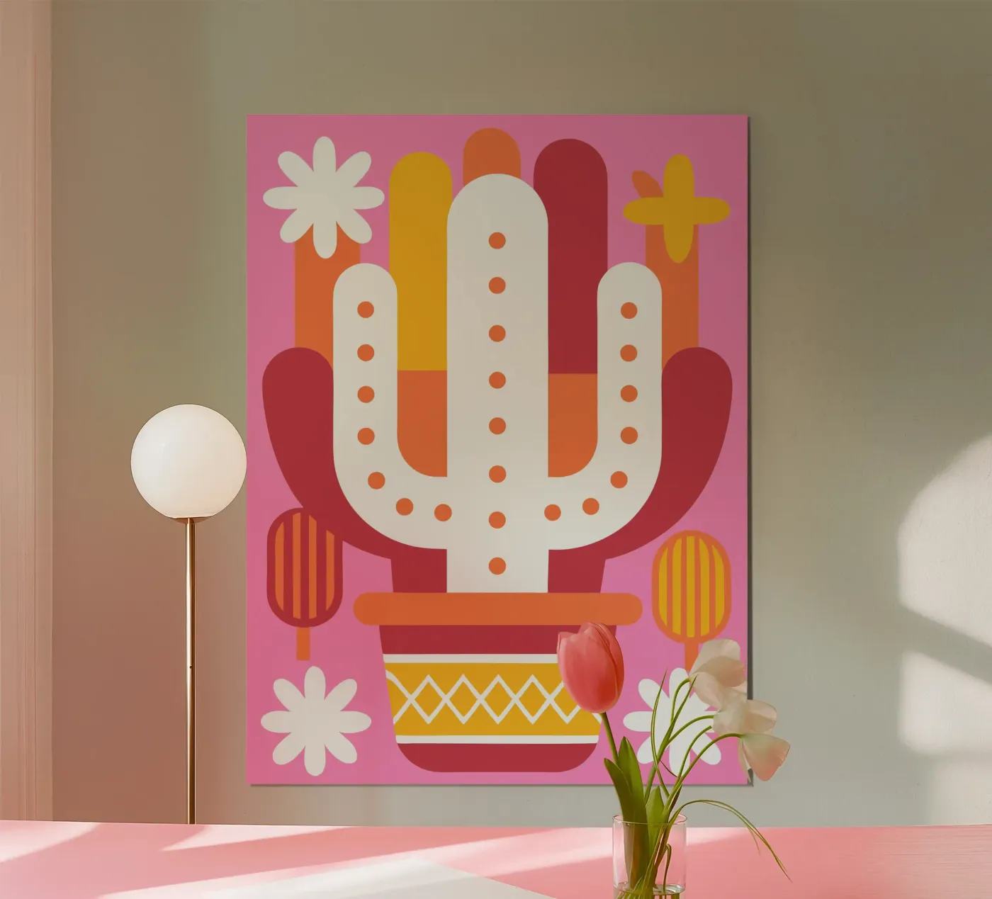 Cute Cactus poster by FLOWER PLACE SHOP