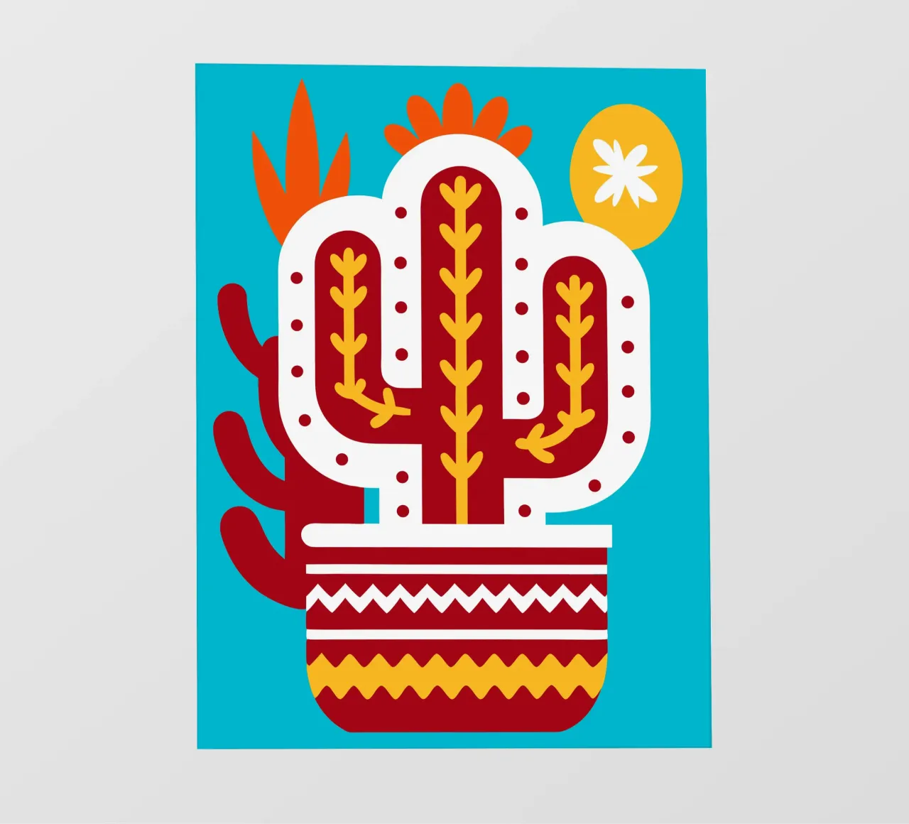 Piante di cactus telo in pvc da FLOWER PLACE SHOP