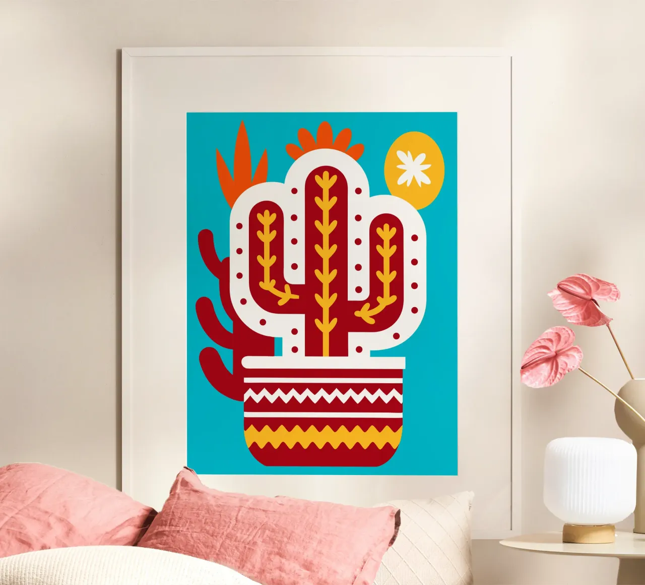 Piante di cactus poster da FLOWER PLACE SHOP