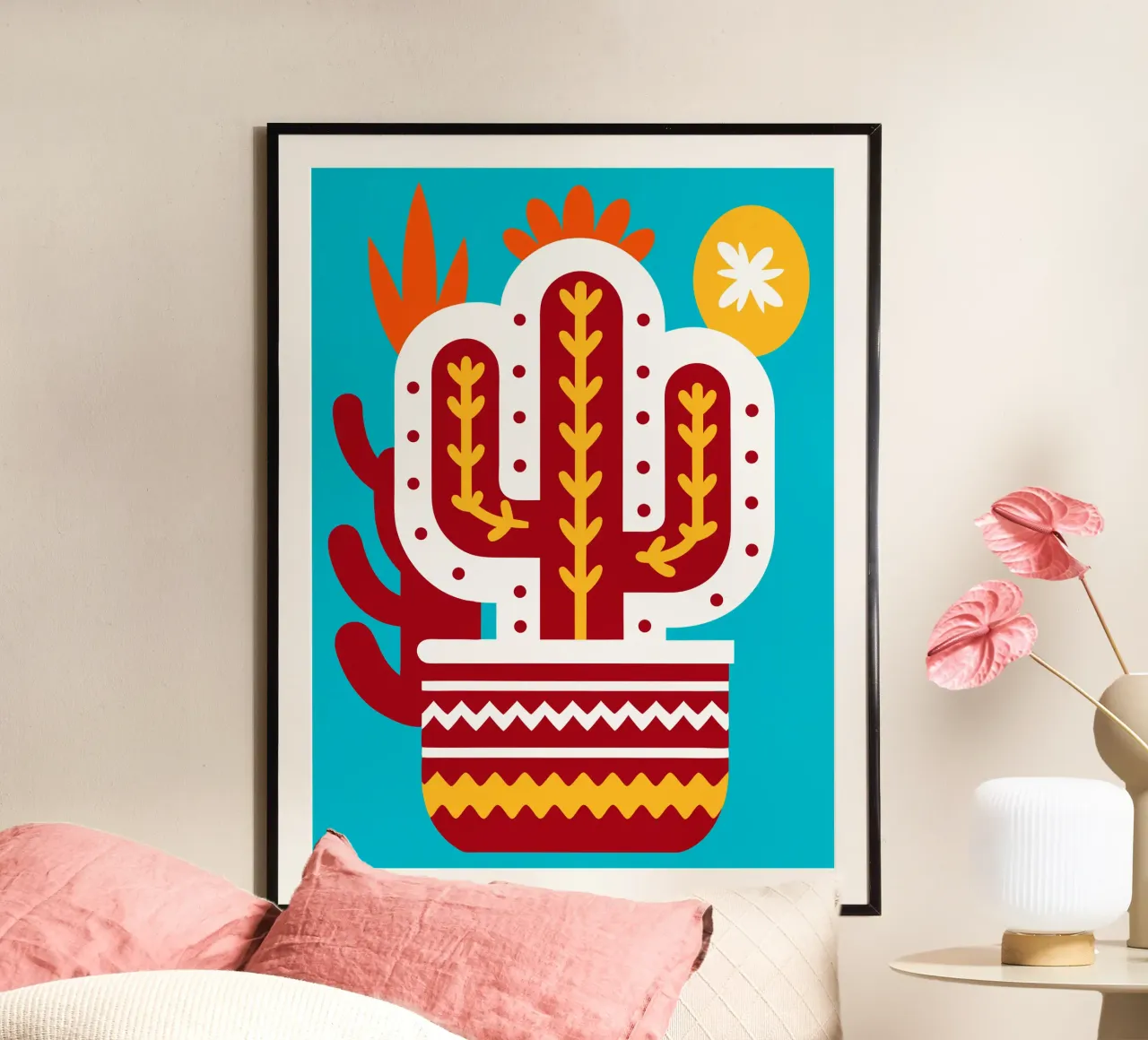 Piante di cactus poster da FLOWER PLACE SHOP