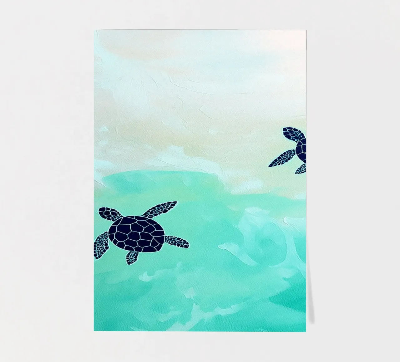 turtle abstract drawing ilustration sticker sheet by danine