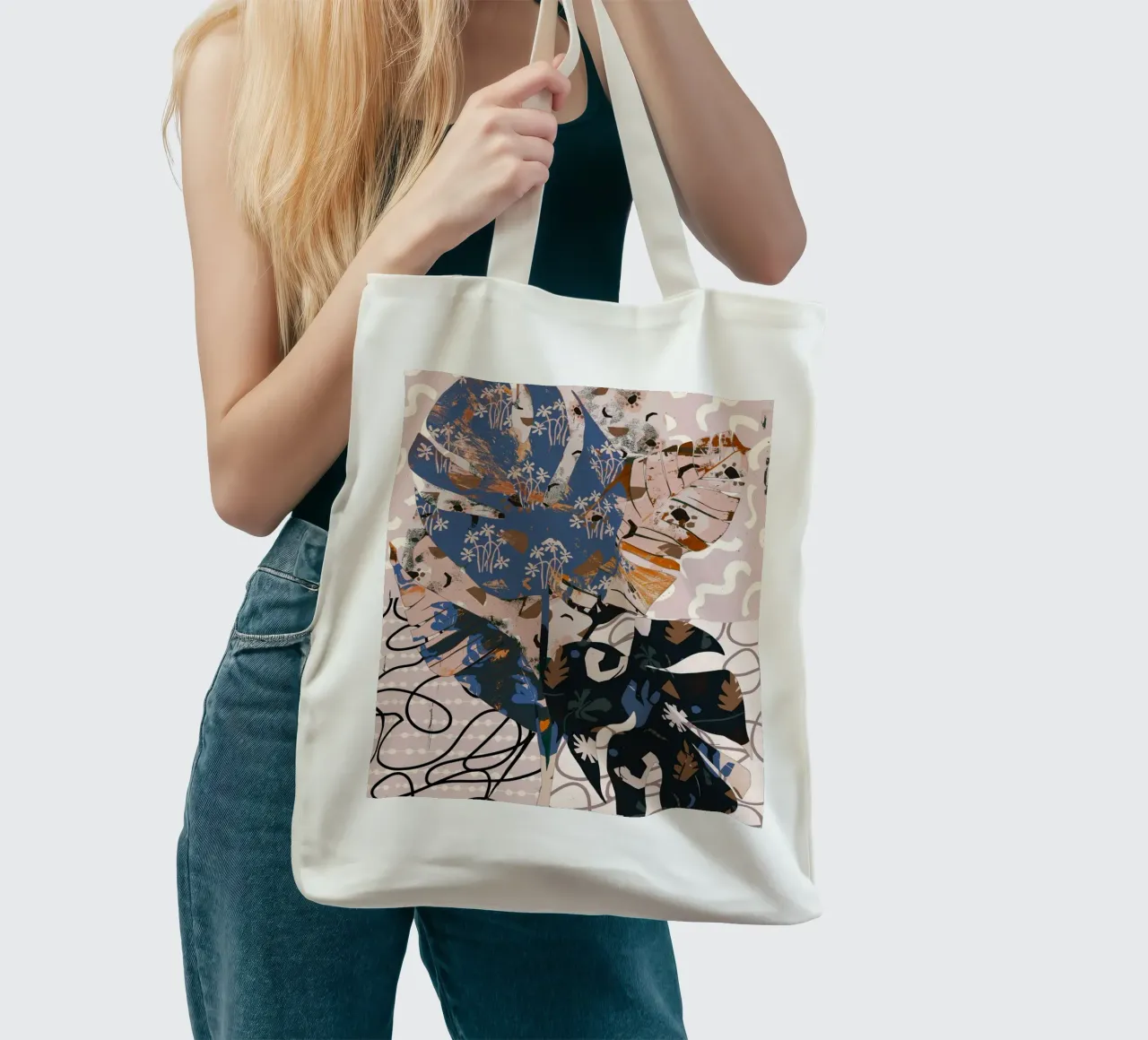 Pattern Play No 10 borsa in juta da treechild