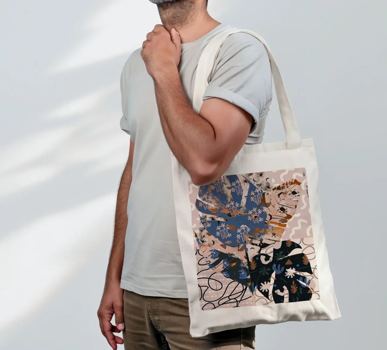 Pattern Play No 10 borsa in juta da treechild