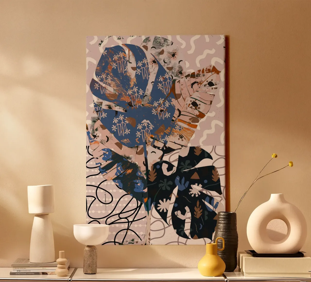 Pattern Play No 10 tela con Cornice a cassetta da treechild