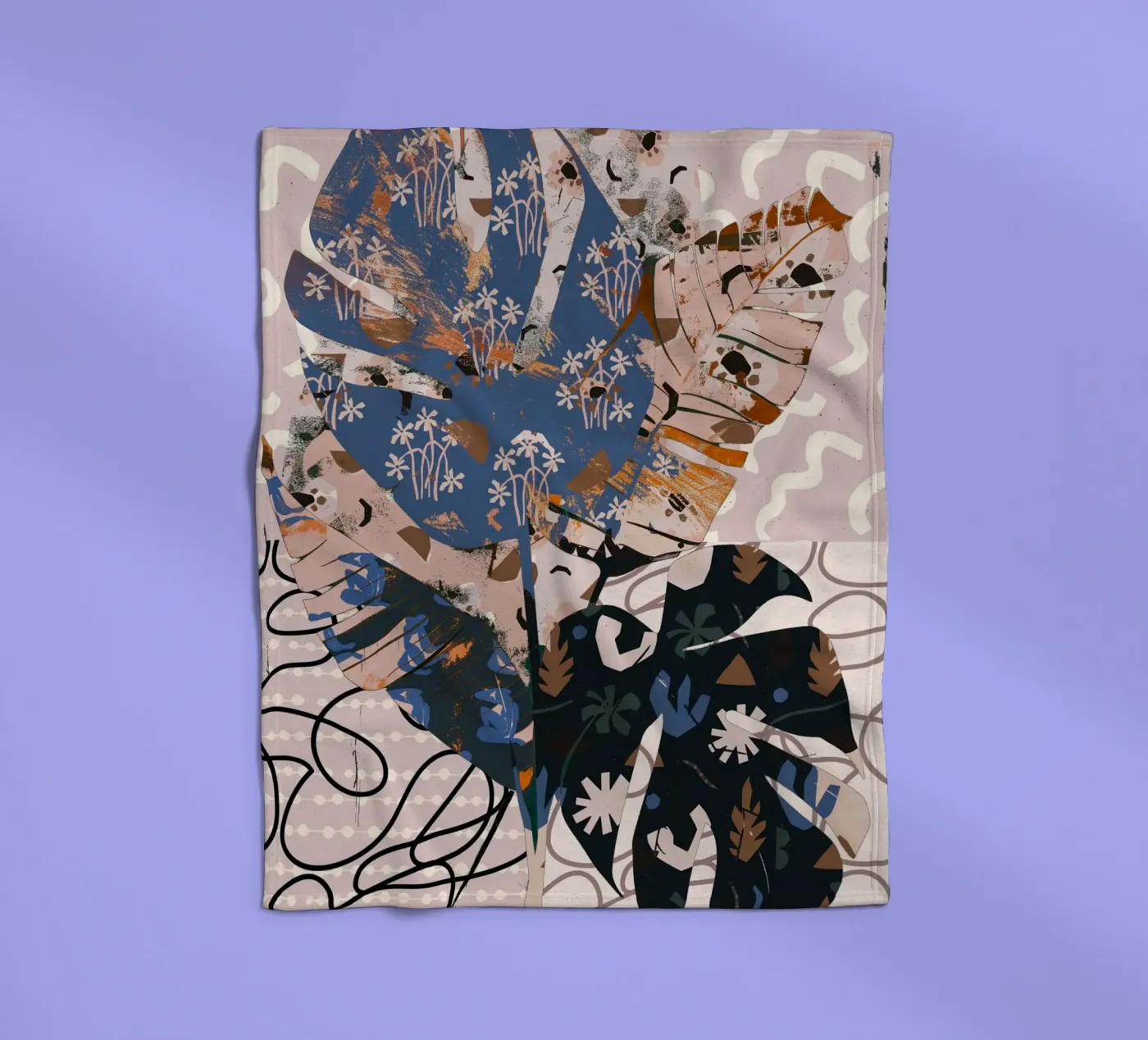Pattern Play No 10 Fleecedecke von treechild