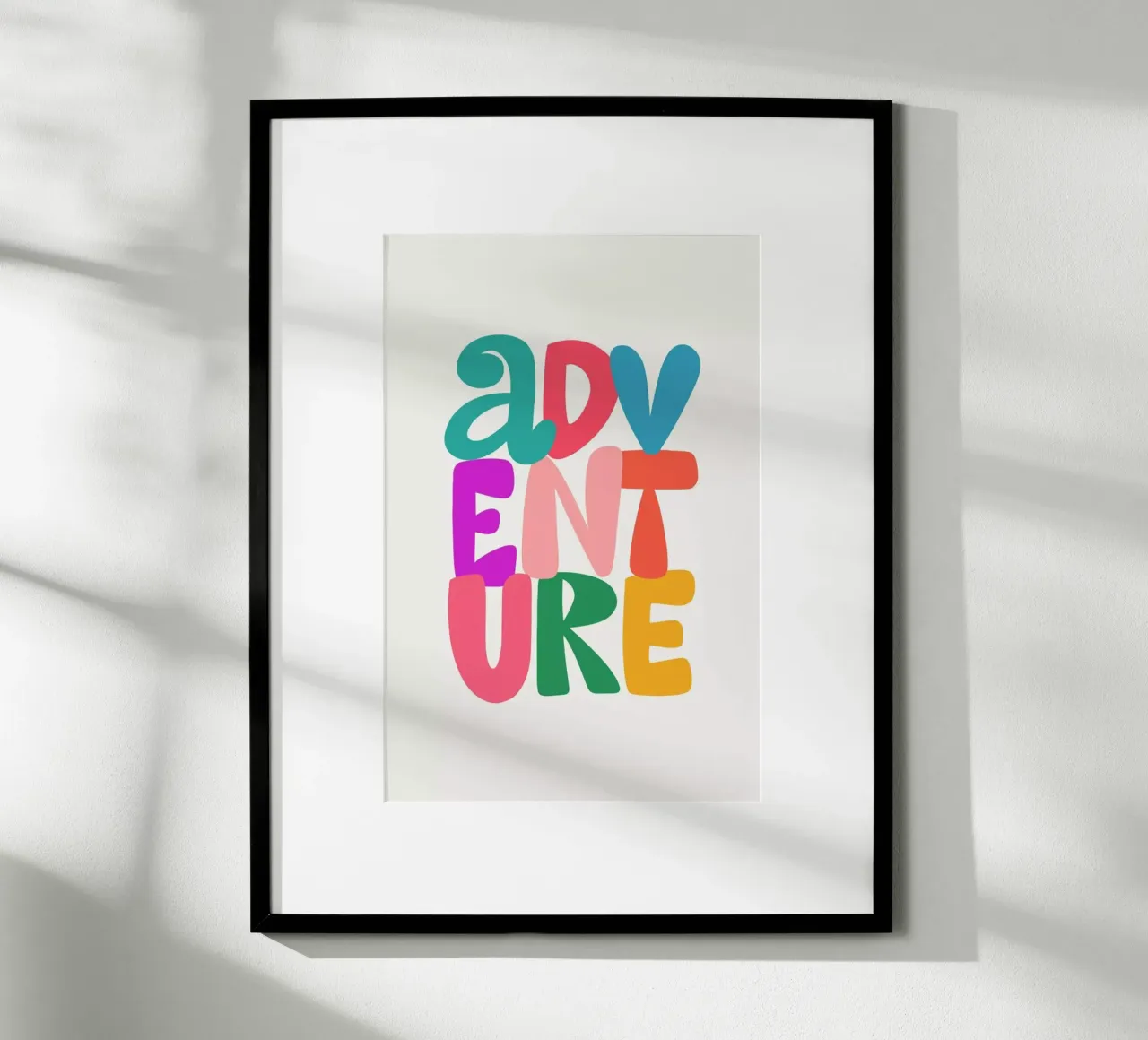 Adventure II poster con telaio in plastica da Pure