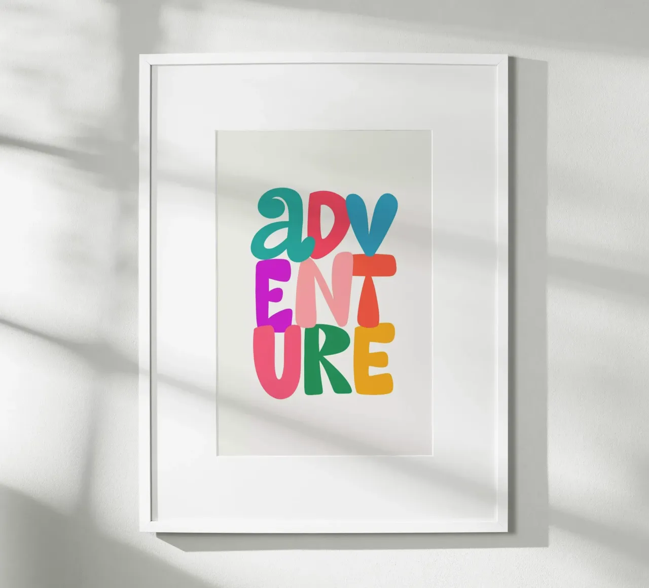 Adventure II poster con telaio in plastica da Pure