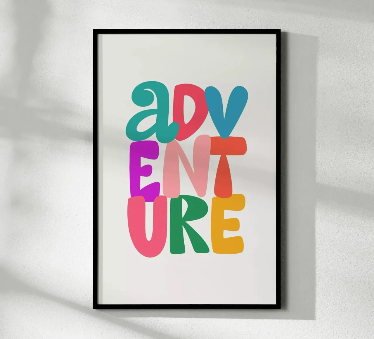 Adventure II poster con telaio in plastica da Pure
