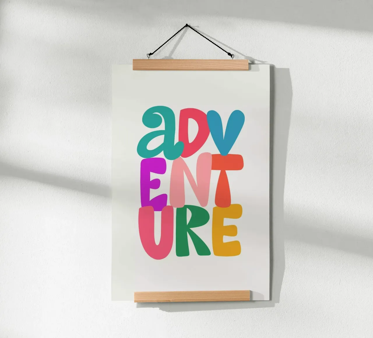 Adventure II poster con telaio in plastica da Pure