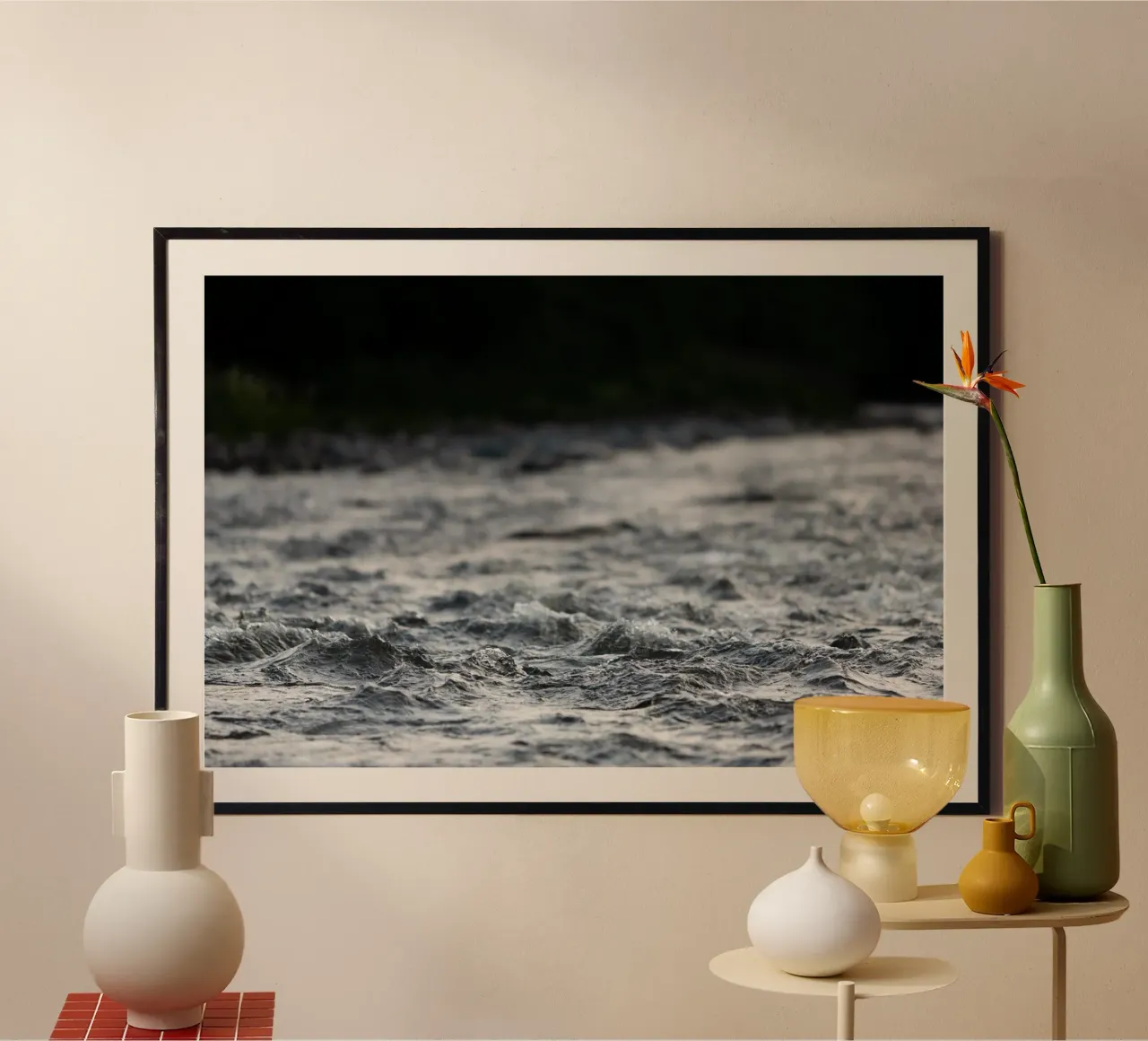 Waterflow poster van the view