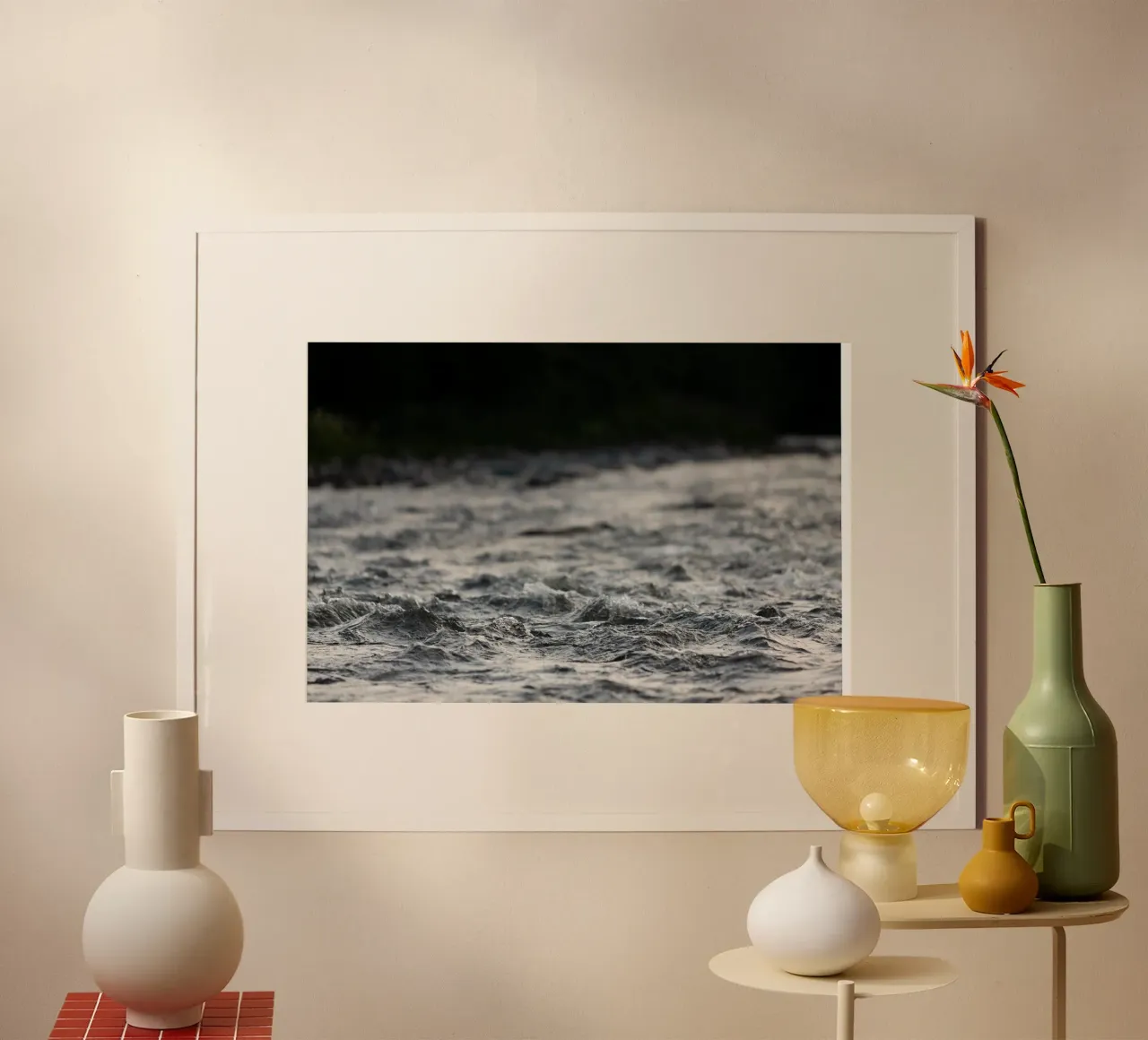 Waterflow poster van the view