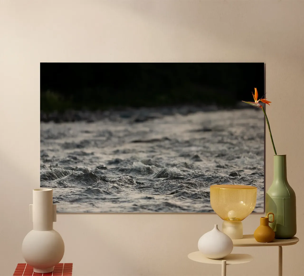 Waterflow poster van the view