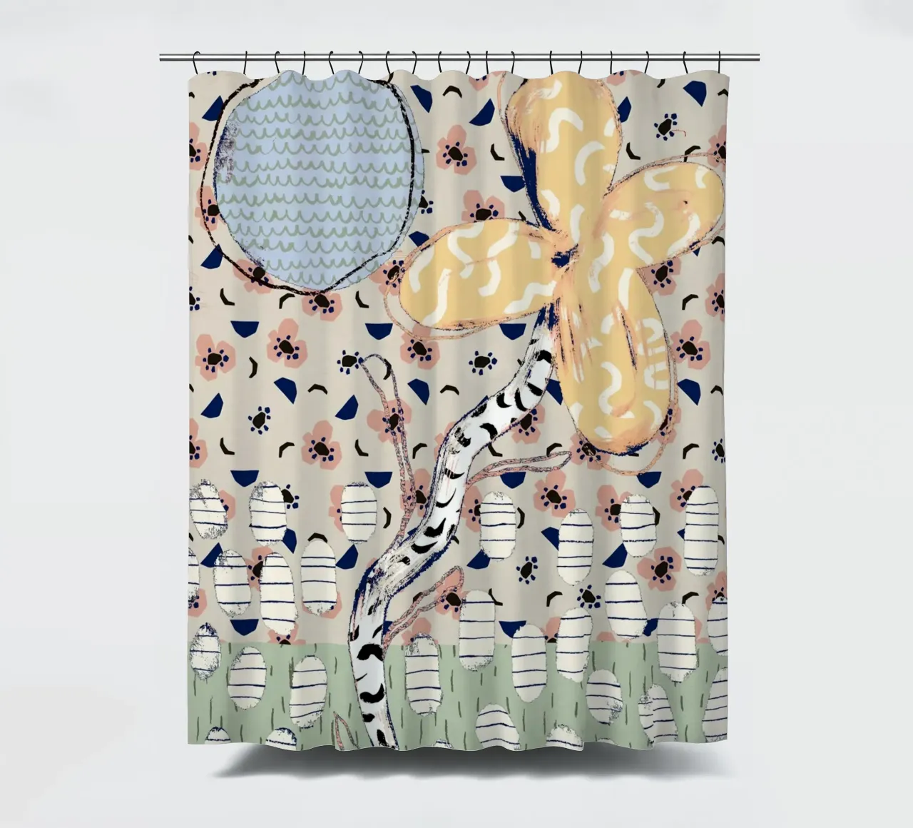 Pattern play No 12 tenda da doccia da treechild