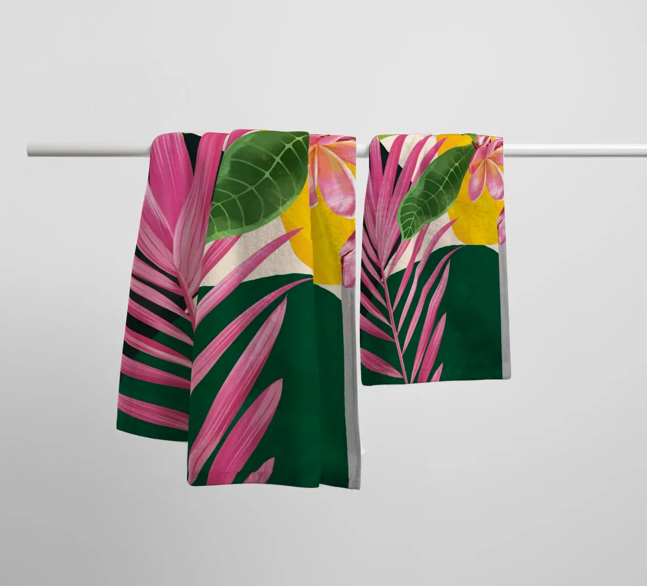 Abstract Tropical Art 1 asciugamano da bagno da cityart