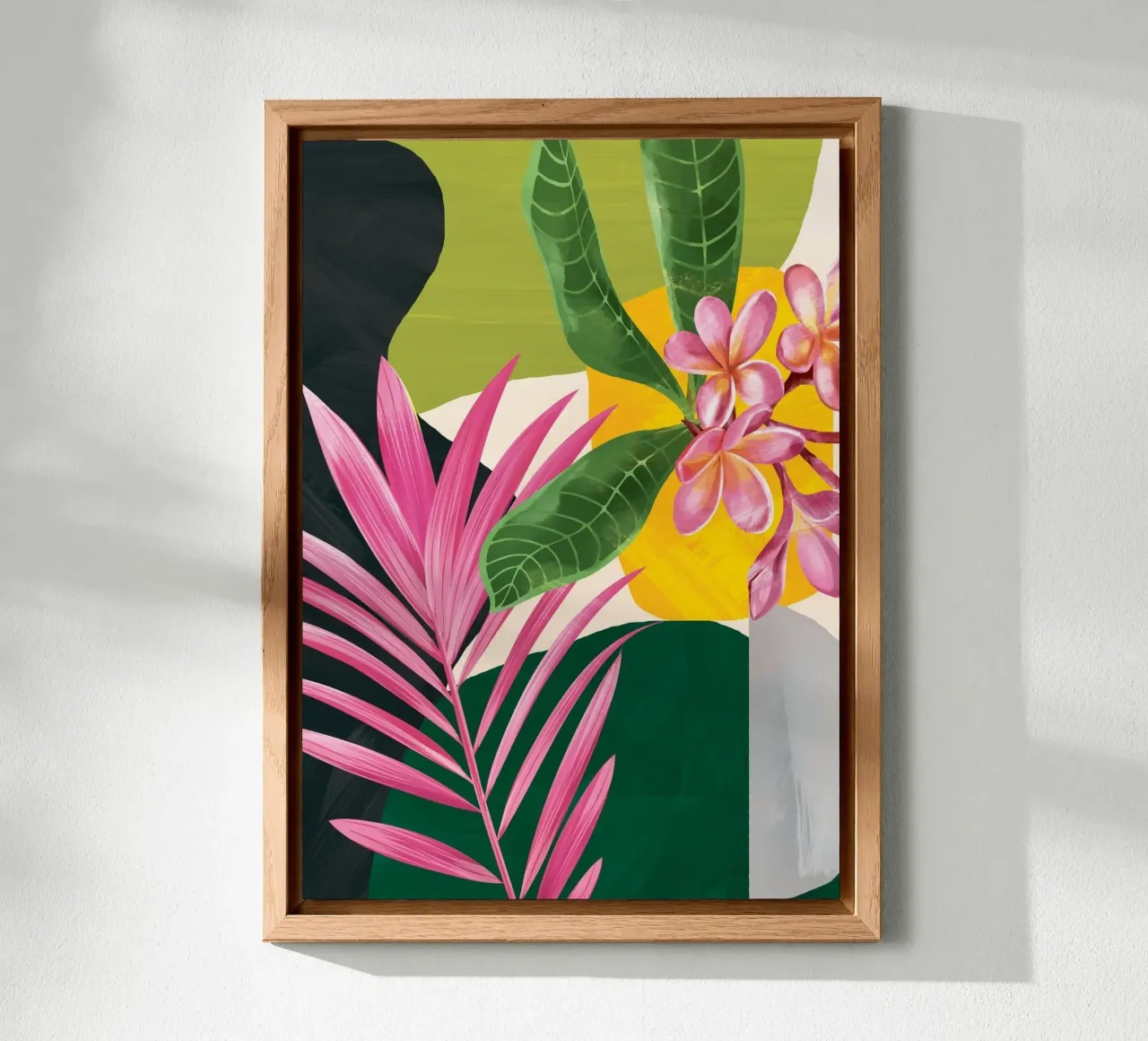 Abstract Tropical Art 1 alluminio dibond da cityart