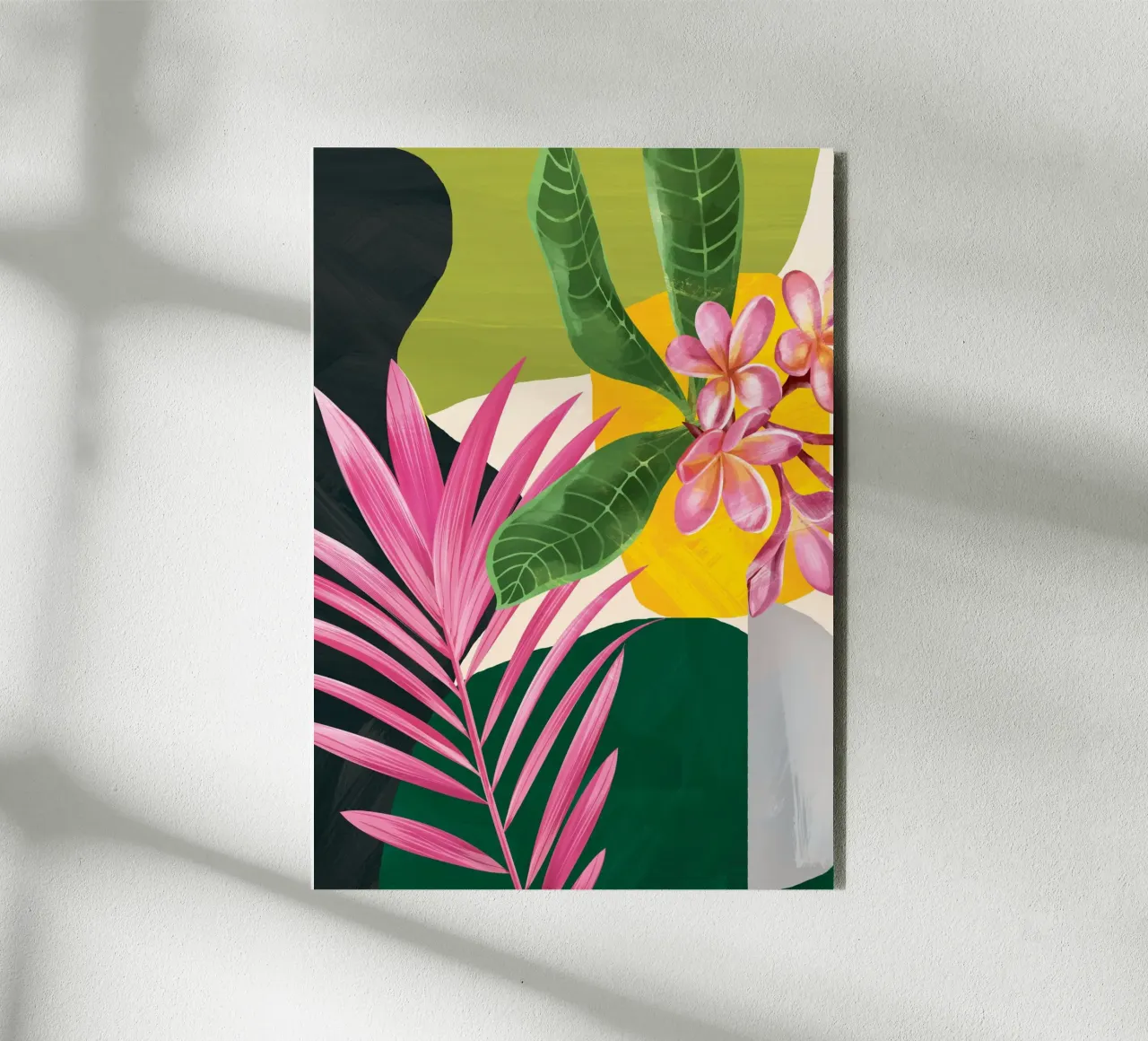 Abstract Tropical Art 1 alluminio dibond da cityart