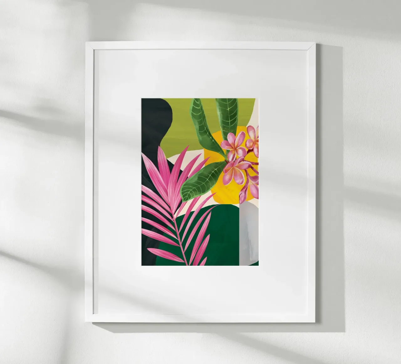 Abstract Tropical Art 1 carta hahnemühle da cityart