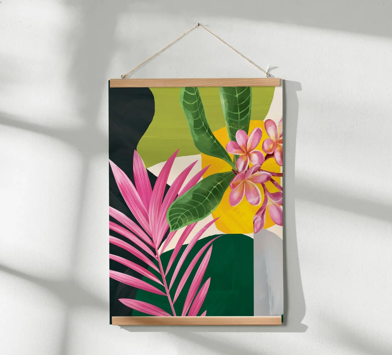 Abstract Tropical Art 1 carta hahnemühle da cityart