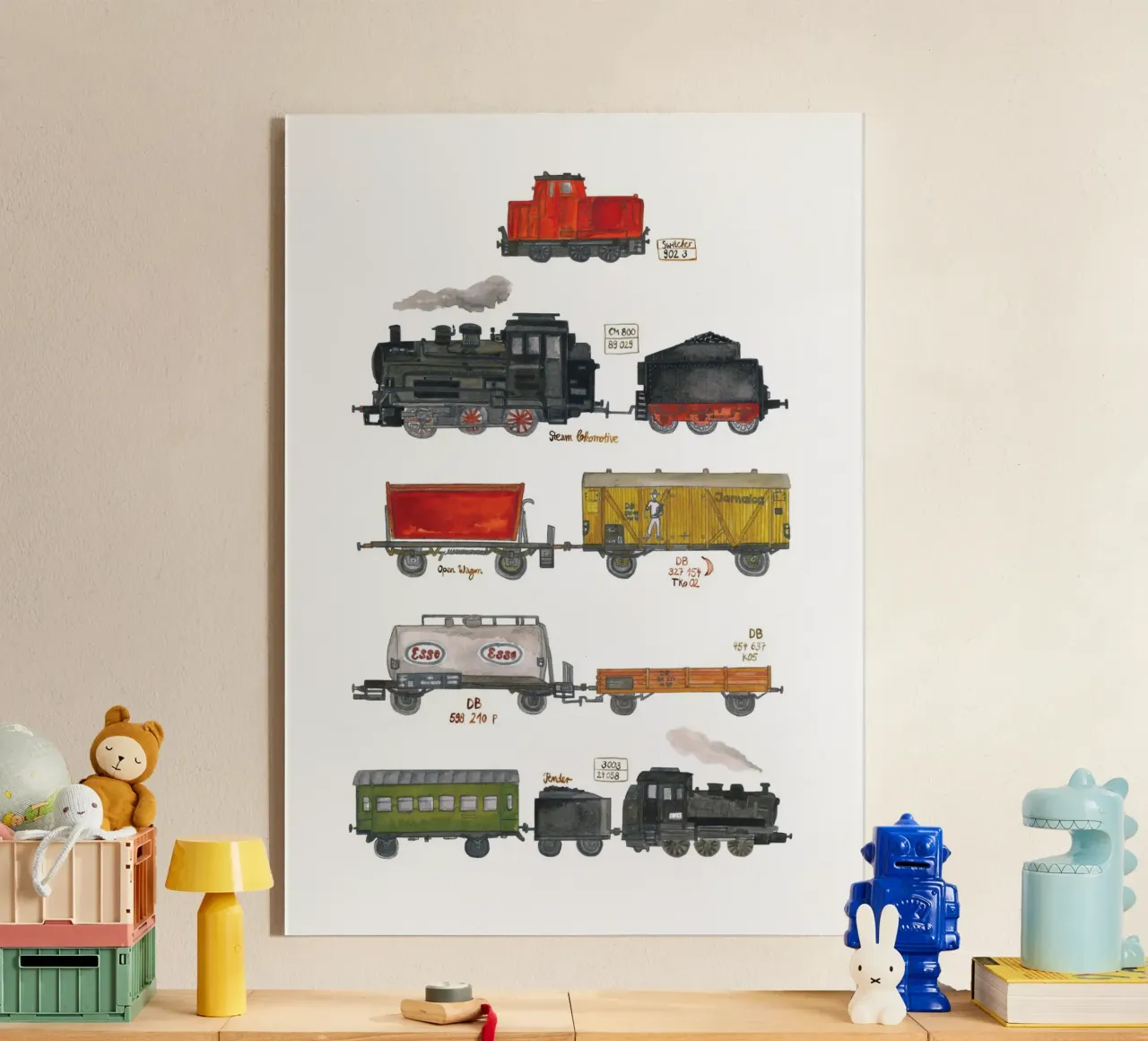 Modellzüge plexiglass da tiny goods studio