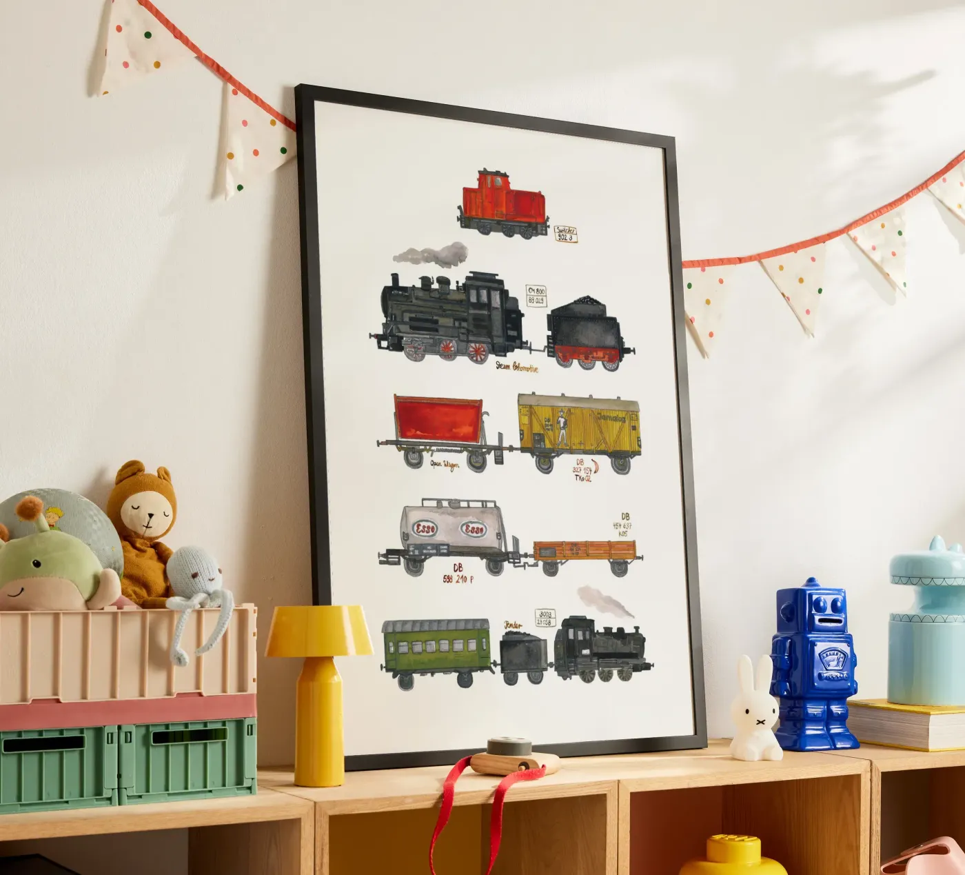 Modellzüge poster da tiny goods studio