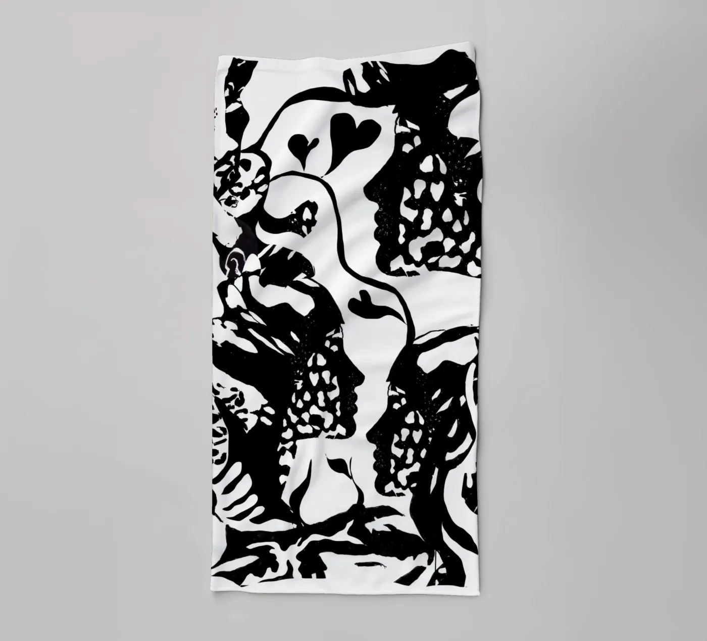 bw1 badhanddoek van Giulio Iurissevich