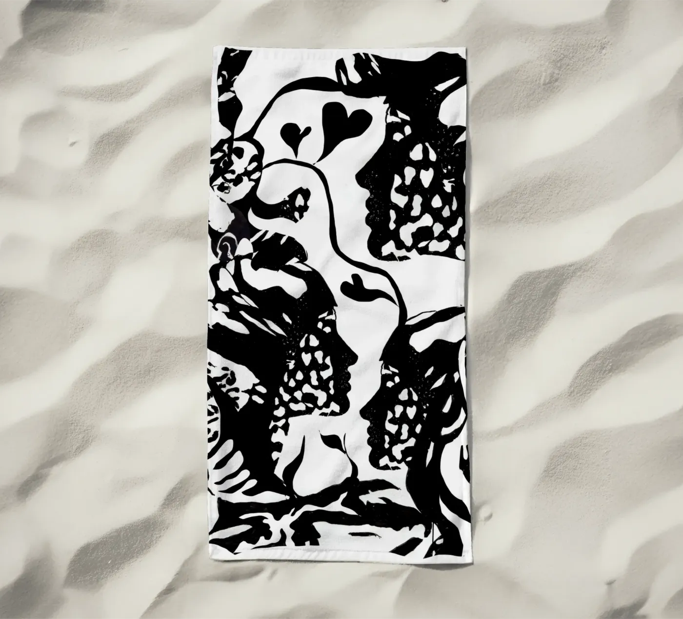 bw1 beach towel by Giulio Iurissevich