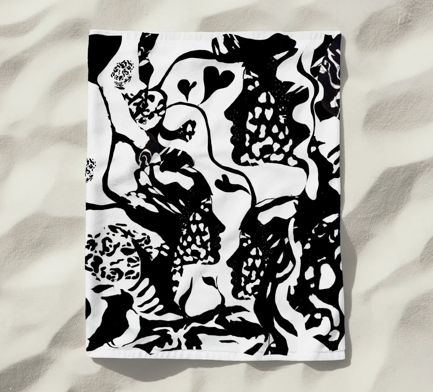 bw1 beach towel by Giulio Iurissevich