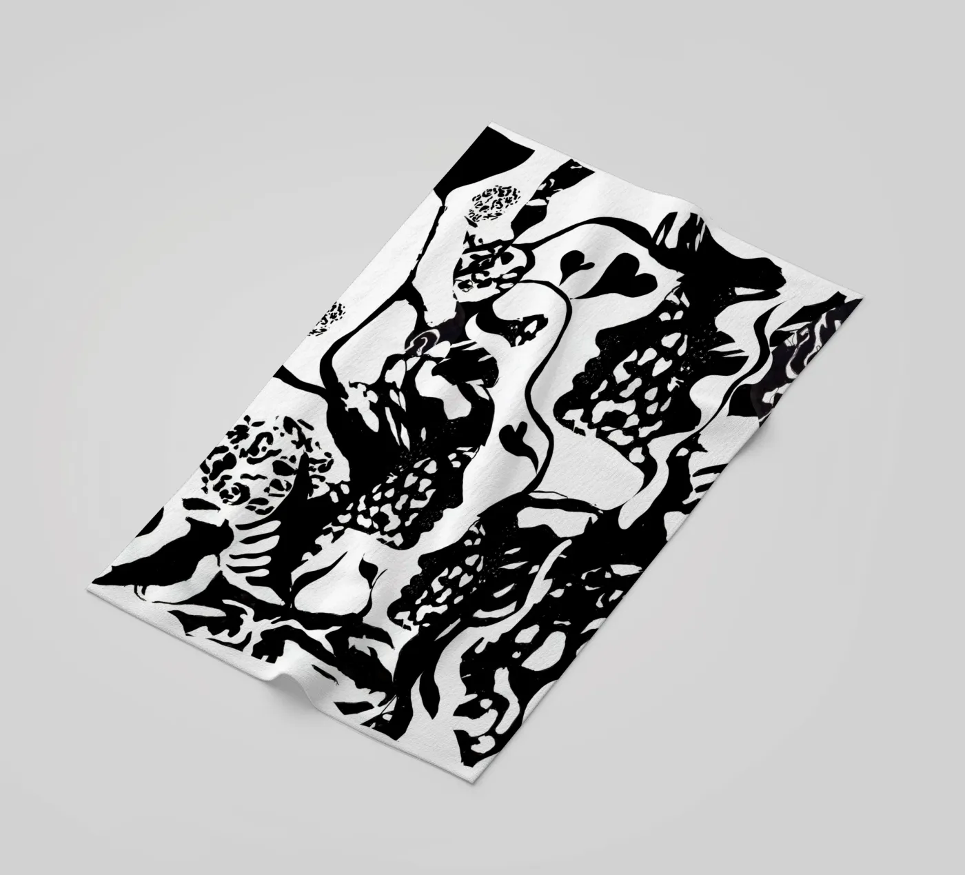 bw1 beach towel by Giulio Iurissevich