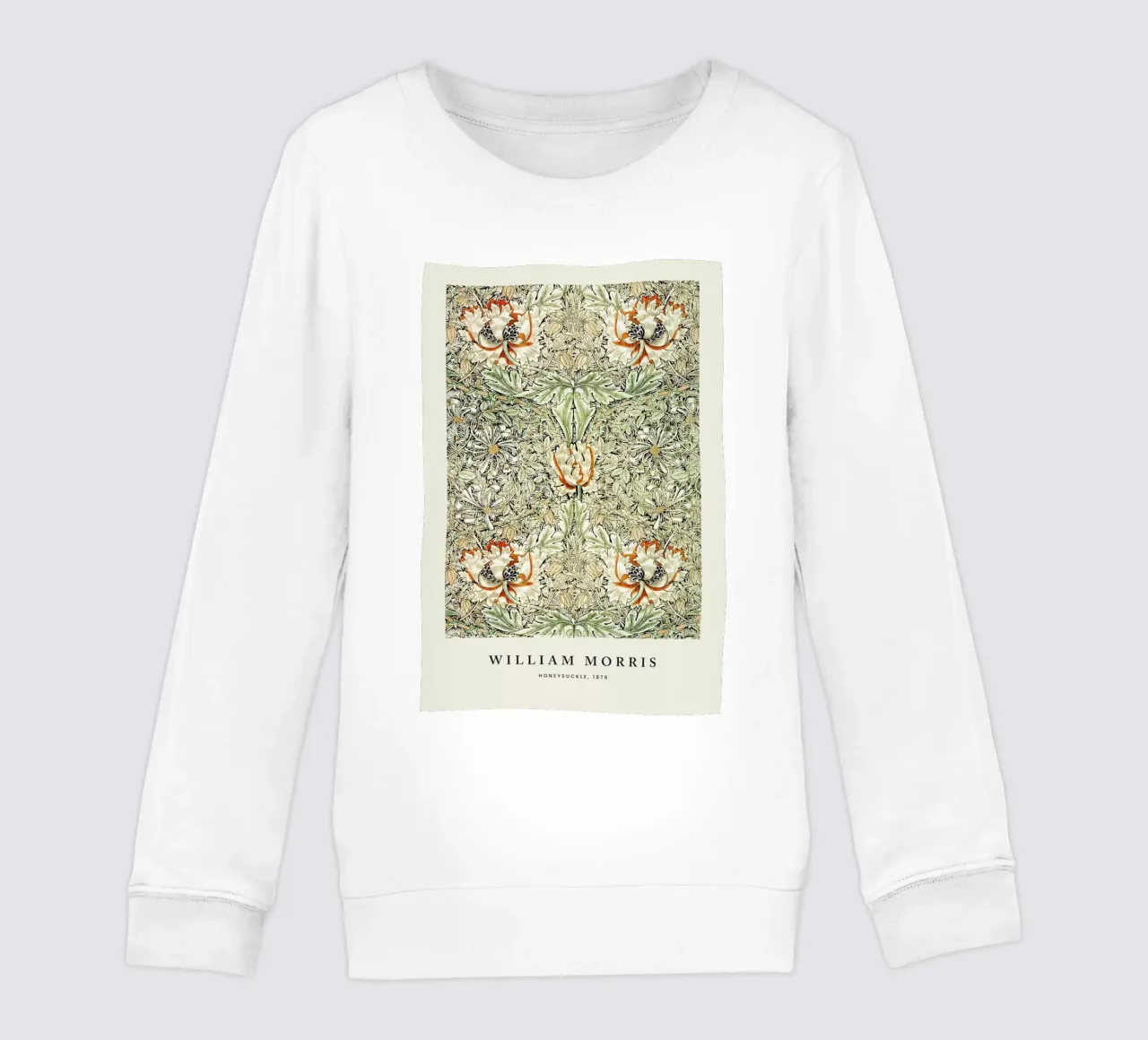 William Morris - Honeysuckle felpa bambino da Vintage by JUNIQE
