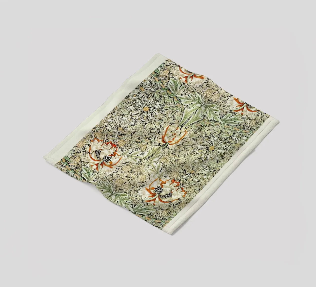 William Morris - Honeysuckle coperta in pile da Vintage by JUNIQE