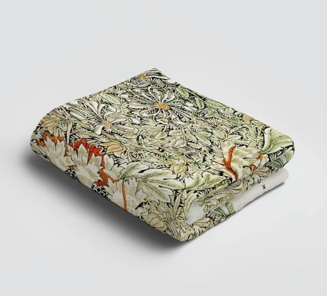 William Morris - Honeysuckle asciugamano da bagno da Vintage by JUNIQE