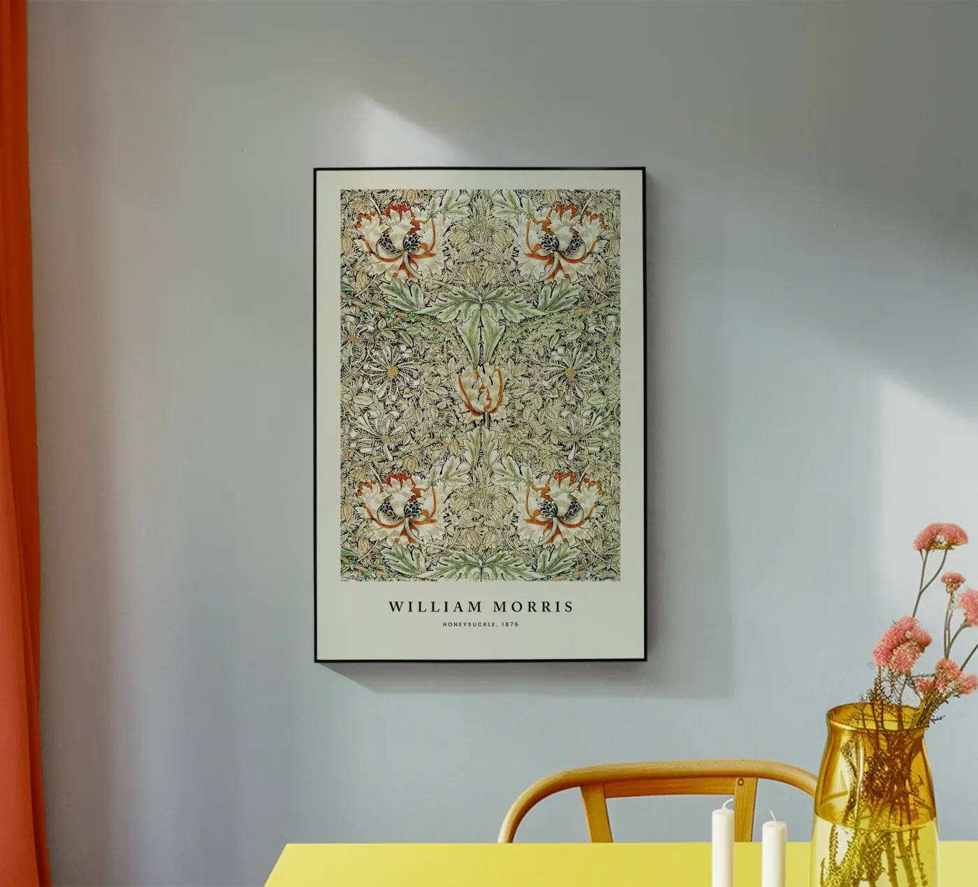 William Morris - Honeysuckle plexiglass da Vintage by JUNIQE