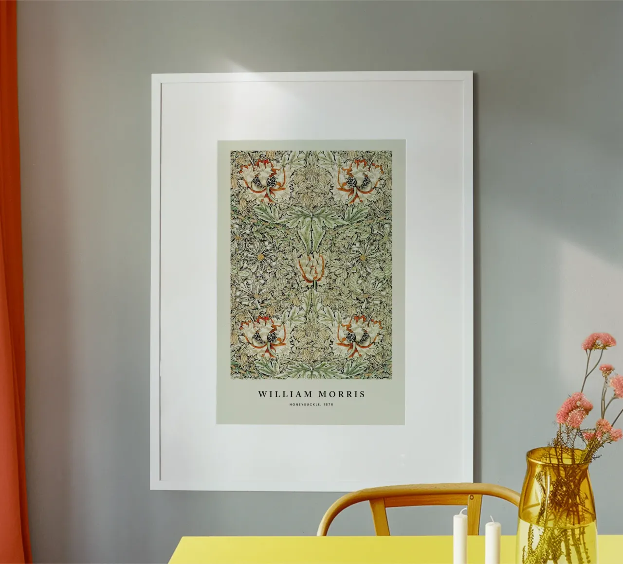 William Morris - Honeysuckle carta hahnemühle da Vintage by JUNIQE