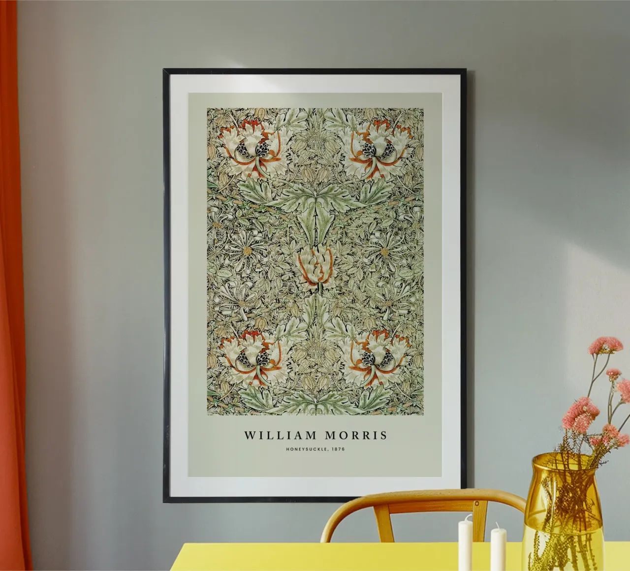 William Morris - Honeysuckle carta hahnemühle da Vintage by JUNIQE