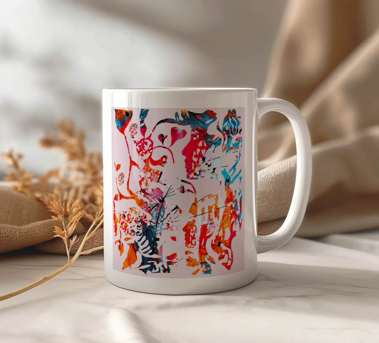moda tropicale tazza in ceramica da Giulio Iurissevich