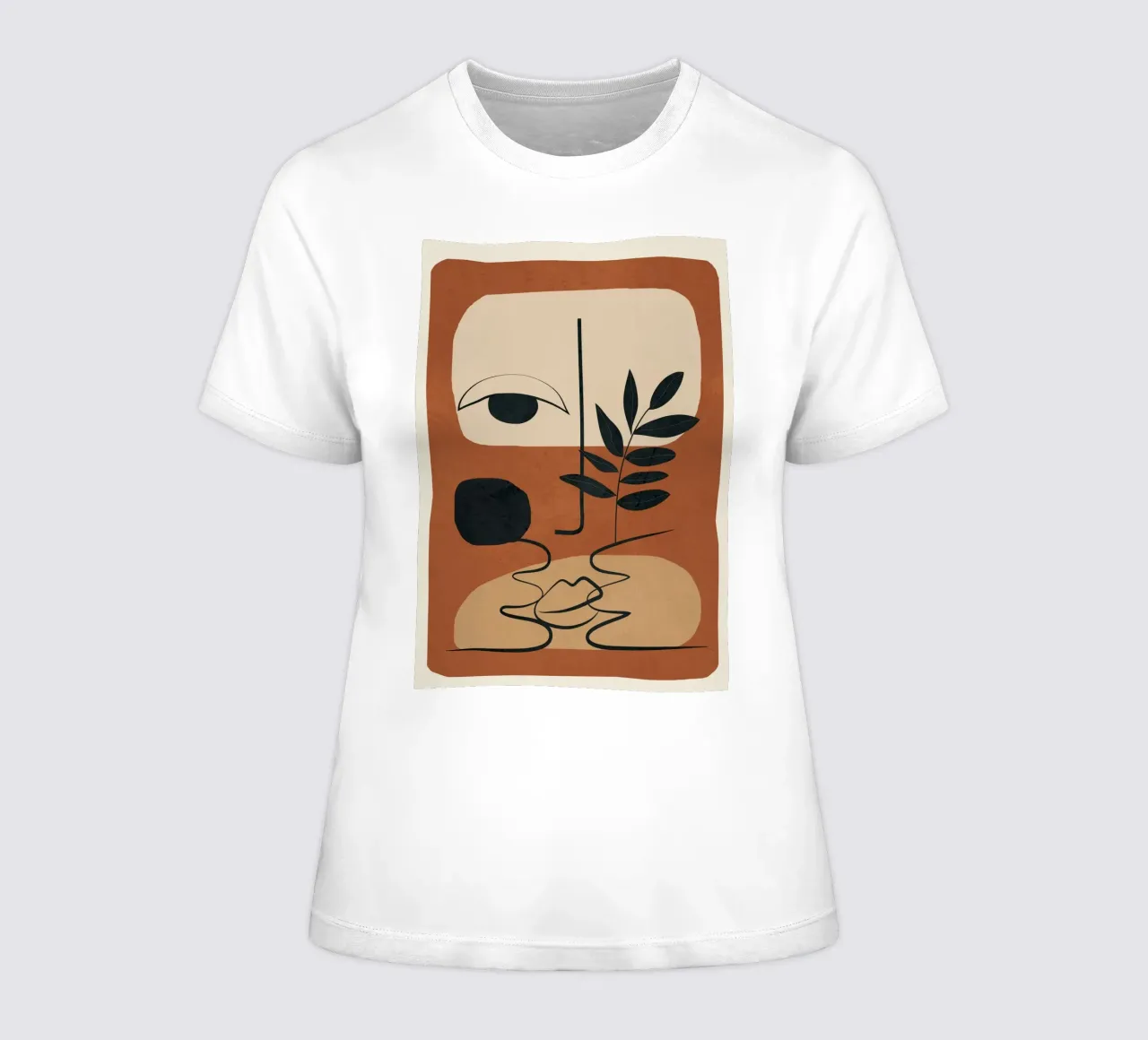 Abstract Feeling 5 t-shirt ajusté pour femmes de Flow Line