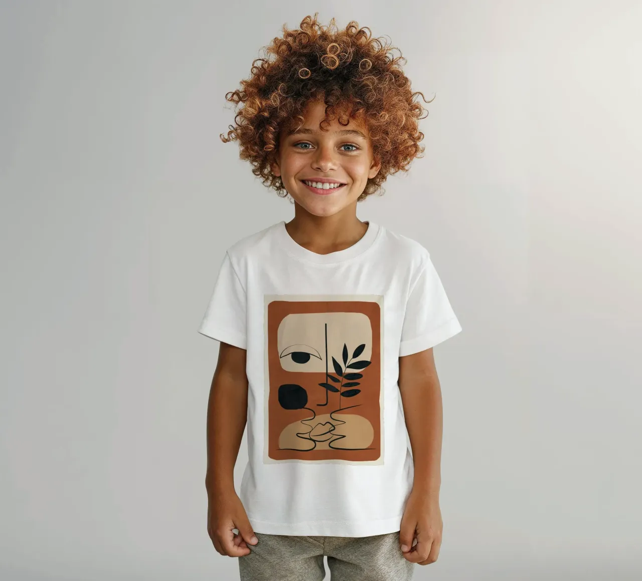 Abstract Feeling 5 kids t-shirt by Flow Line