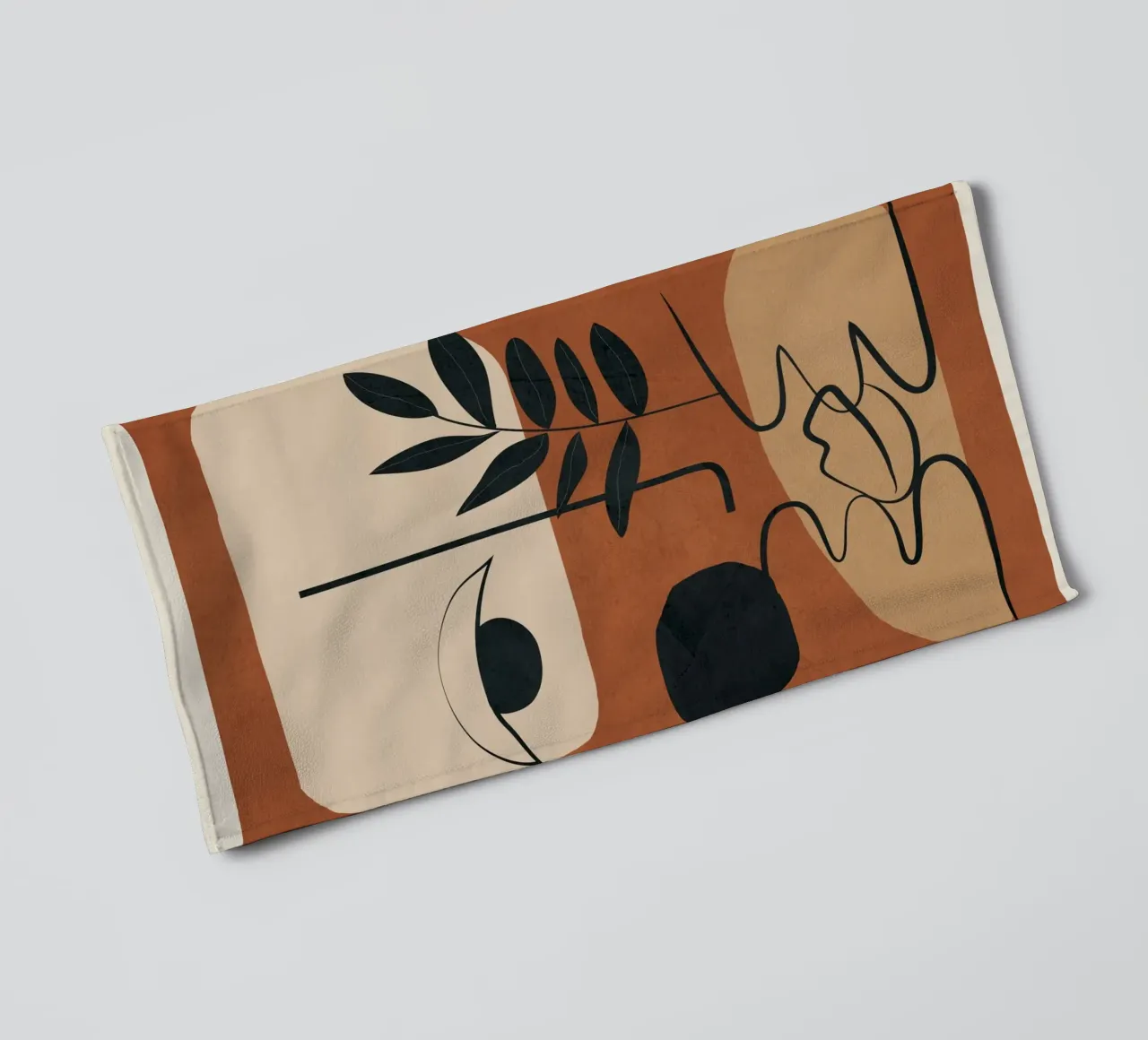 Abstract Feeling 5 asciugamano da bagno da Flow Line